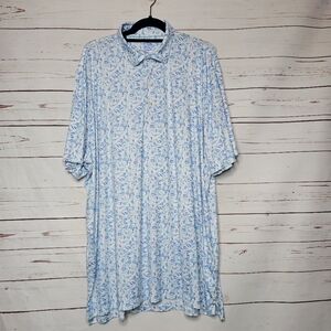 Johnnie-O Feather Weight Hawaii Print Polo Shirt